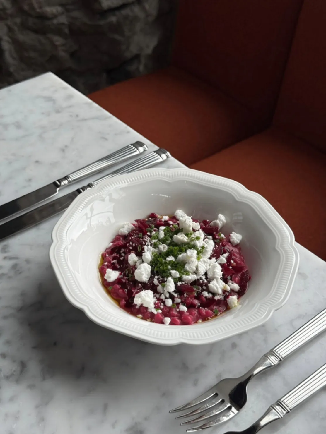 Peedi-risotto Moon restoranis